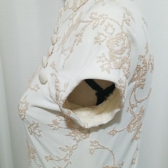 *** RARE VINTAGE *** Huey Waltzer beaded gown - Picture 5 of 8